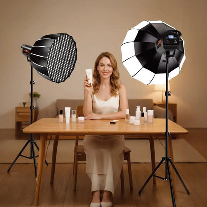 Porodo Lifestyle Cannes Studio Professional Live Photography Light - Black