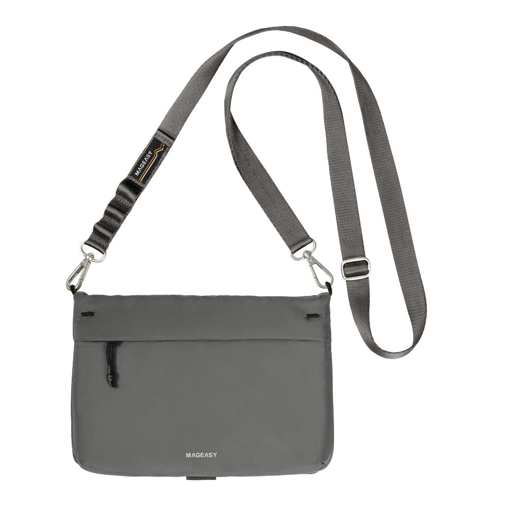 MagEasy 2L Sacoche Utility Crossbody Bag + Strap Phone Lanyard - 2L
