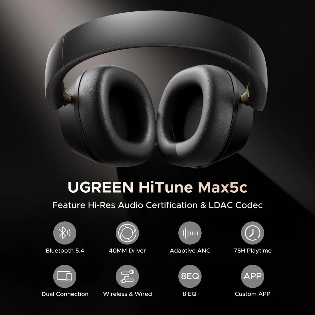 UGREEN HiTune MAX 5C Bluetooth Over-Ear Headphones