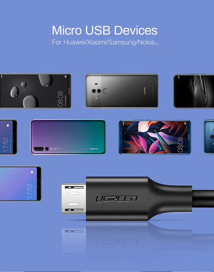 UGREEN 2.0 A USB-A & Micro-USB Data and Charging Cable