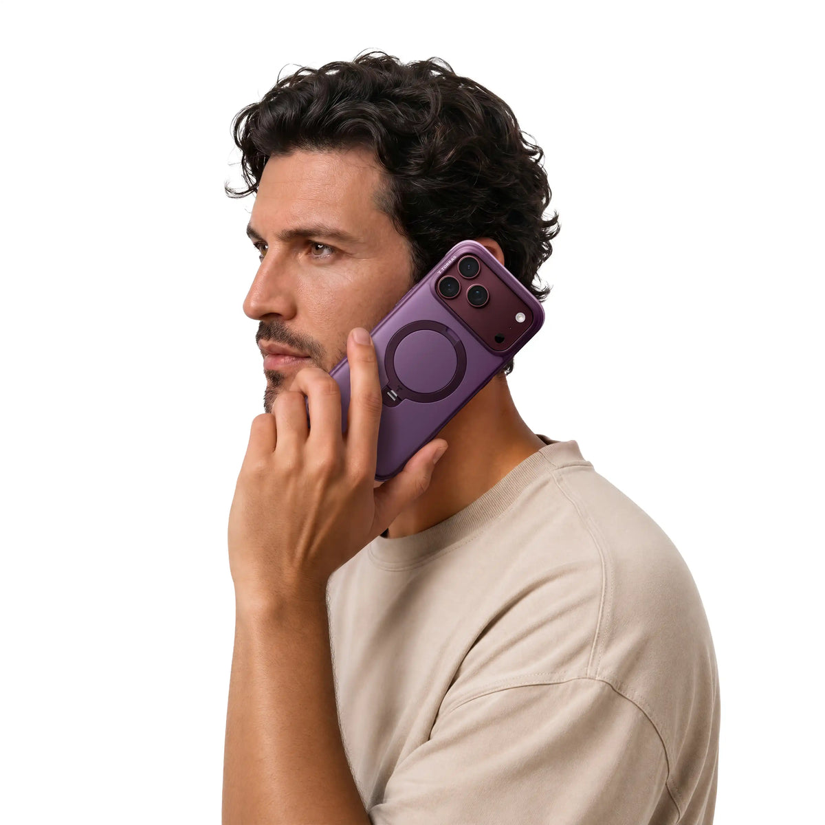Torras Ostand Q3 Rugged for iPhone 18 Pro/18 Pro Max - Purple