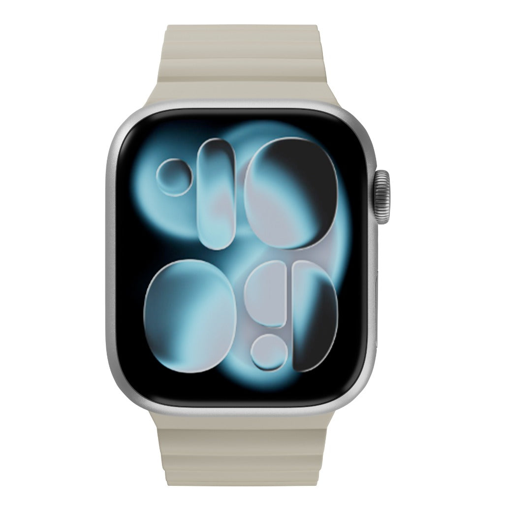 MagEasy Skin Duo Reversible Silicone Magnetic Apple Watch Band Compatible with 40mm to 49mm