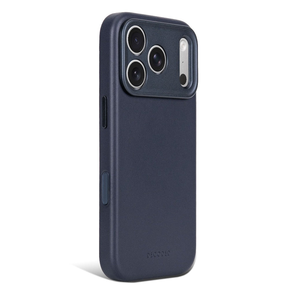 Decoded Leather Case - Midnight Blue - iPhone 18 Pro/18 Pro Max