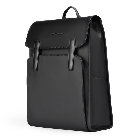 Mark Ryden MUKE III: School Style Classic Business Work Black Oxford Backpack