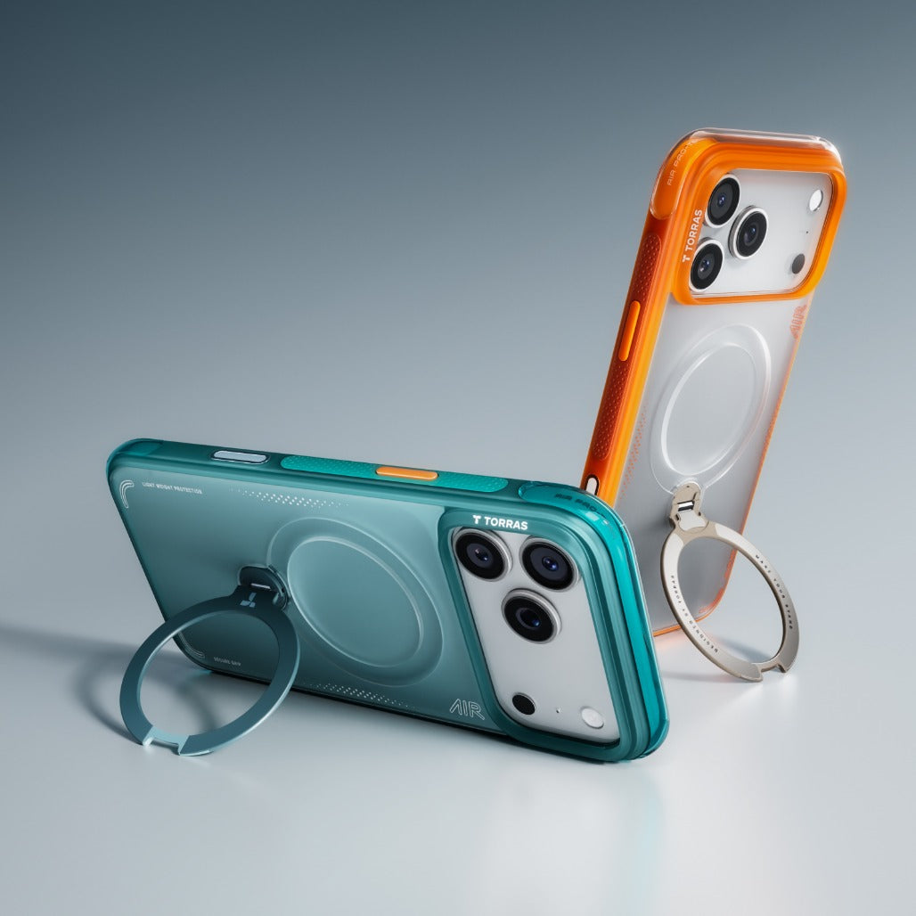 Torras Ostand Spin Q3 Air for iPhone 17 Pro - Horizon Orange