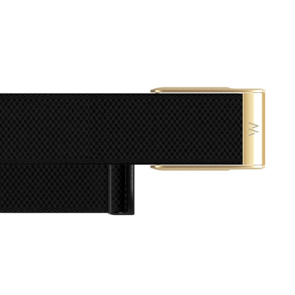 WHOOP MG SuperKnit Luxe Band - Obsidian With Gold