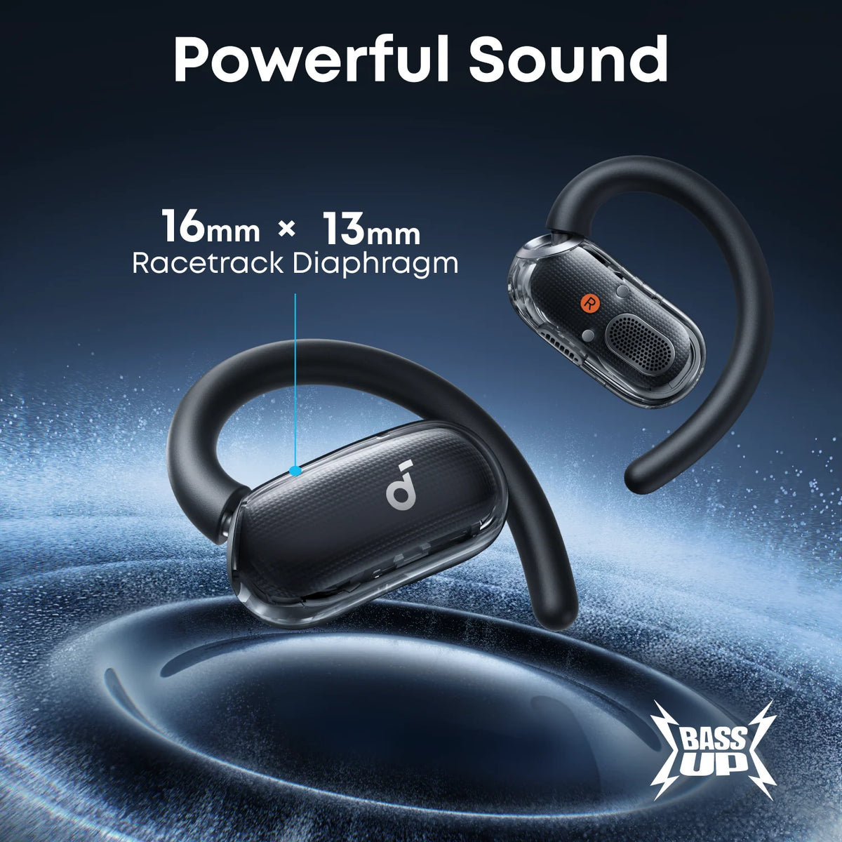 Soundcore by Anker V40i | Comfortable Fit and Clear Sound, Lidless Case