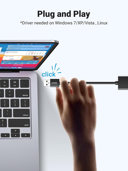UGREEN USB 3.0 to Gigabit Ethernet Adapter - 20256