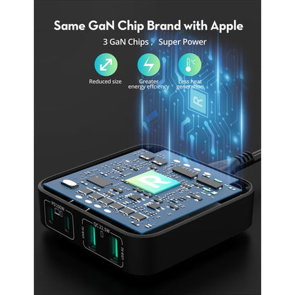 RAVPower RP-PC1042 GaN PD 100W 4-Port Desktop Charger