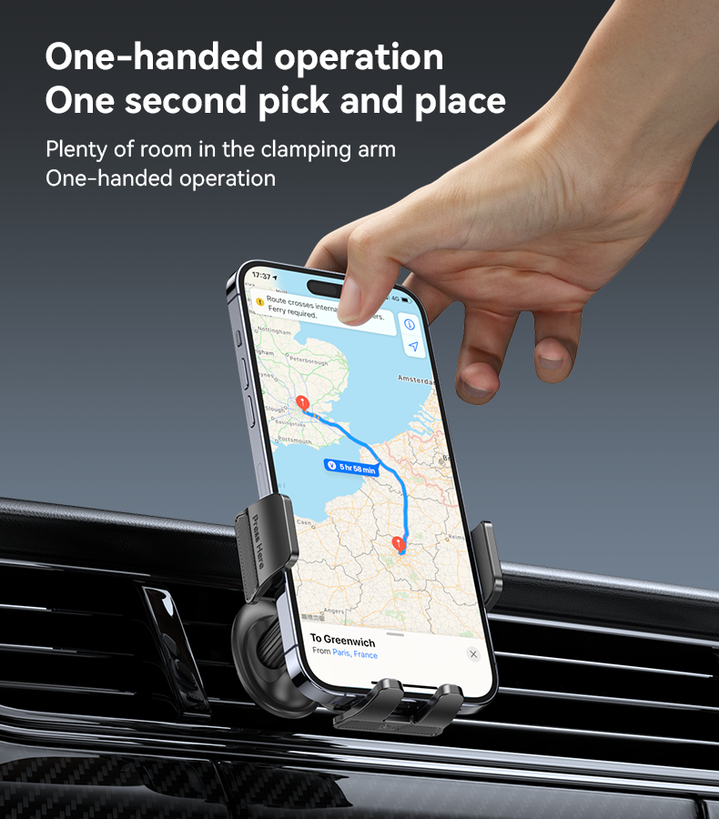 Yesido C251 360 Free Rotation Auto-locking Car Air Vent Phone Holder