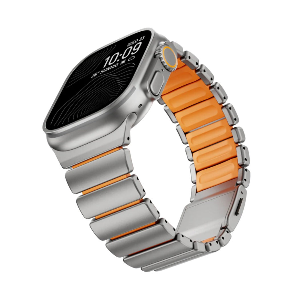 REDEFINE Magnetic Stainless Steel Silicone Rugged Band - 44/45/46/49 mm
