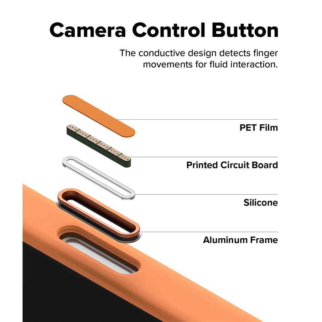 Ringke Silicone Magnetic Case - iPhone 17 Pro / iPhone 17 Pro Max - Tangerine
