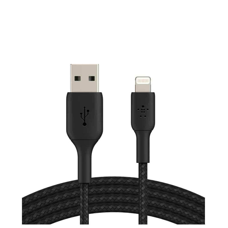 Belkin BoostCharge Braided Lightning to USB-A Cable 1.2m - Pixel Zones