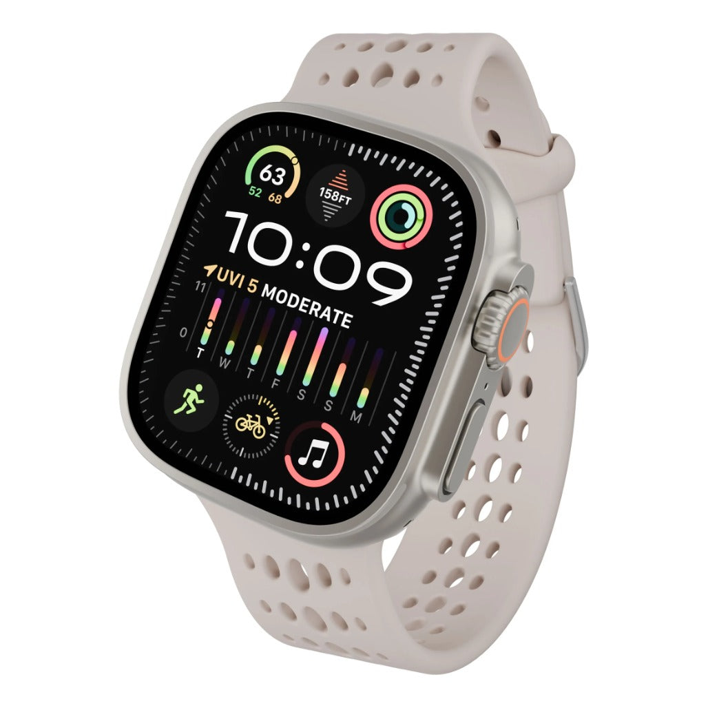 Decoded Silicone Ares O Buckle Watch Band | Clay | 44mm to 49mm