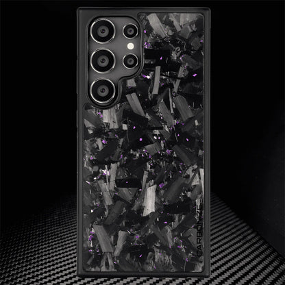 Carbonize Big Flake FORGED Carbon Fiber Cover — Real Carbon Fiber Case for Samsung S Series