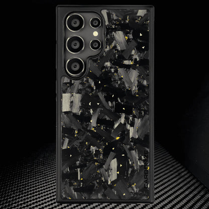 Carbonize Big Flake FORGED Carbon Fiber Cover — Real Carbon Fiber Case for Samsung S Series