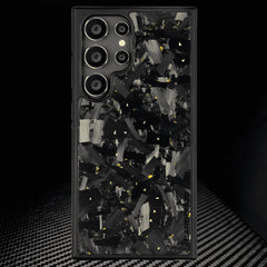 Carbonize Big Flake FORGED Carbon Fiber Cover — Real Carbon Fiber Case for Samsung S Series