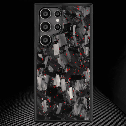 Carbonize Big Flake FORGED Carbon Fiber Cover — Real Carbon Fiber Case for Samsung S Series