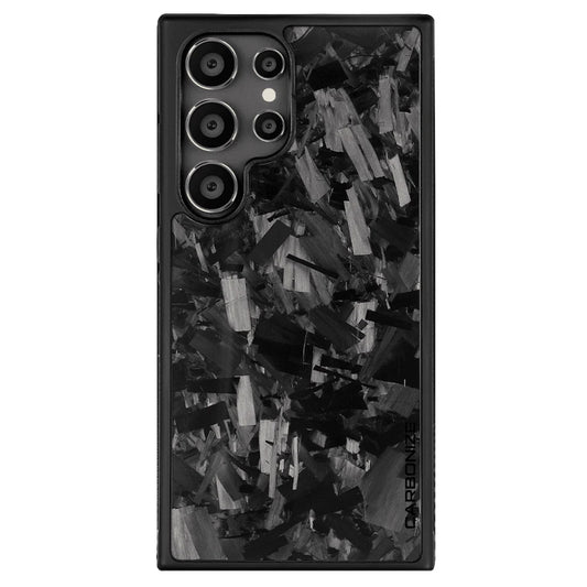 Carbonize Big Flake FORGED Carbon Fiber Cover — Real Carbon Fiber Case for Samsung S Series
