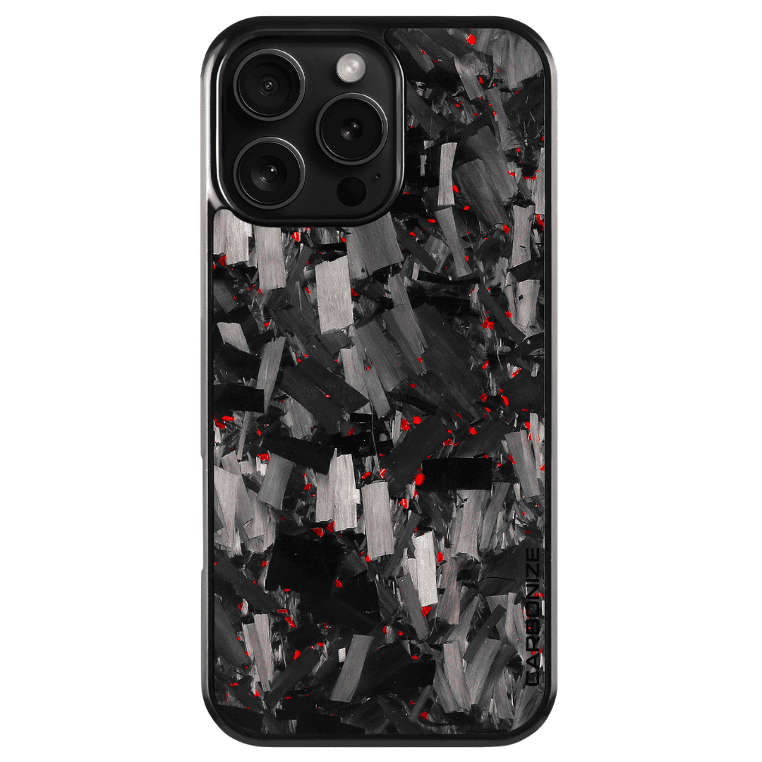 Carbonize Big Flake Forged Carbon Fiber Cover Series – For iPhone 17 Pro Max / 17 Pro / iPhone Air / 16 Pro Max / 16 Pro / 16 / 15 Pro Max