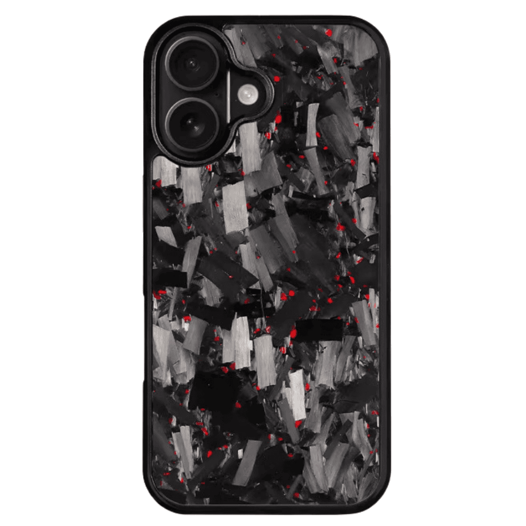 Carbonize Big Flake Forged Carbon Fiber Cover Series – For iPhone 17 Pro Max / 17 Pro / iPhone Air / 16 Pro Max / 16 Pro / 16 / 15 Pro Max