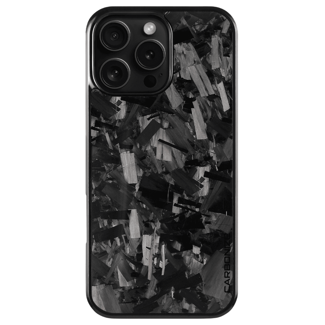 Carbonize Big Flake Forged Carbon Fiber Cover Series – For iPhone 17 Pro Max / 17 Pro / iPhone Air / 16 Pro Max / 16 Pro / 16 / 15 Pro Max