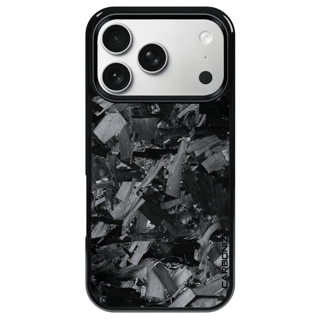 Carbonize Big Flake Forged Carbon Fiber Cover Series – For iPhone 17 Pro Max / 17 Pro / iPhone Air / 16 Pro Max / 16 Pro / 16 / 15 Pro Max
