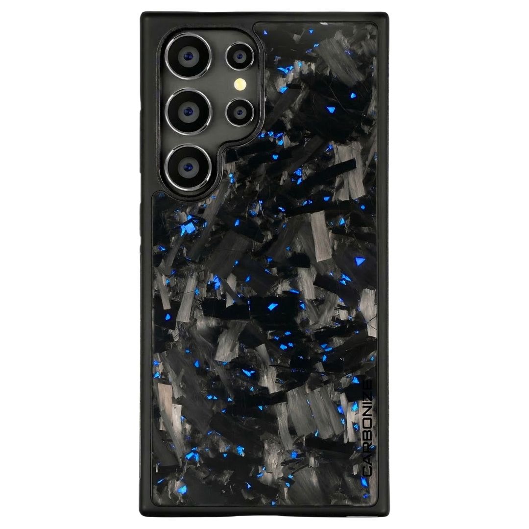 Carbonize Big Flake FORGED Carbon Fiber Cover — Real Carbon Fiber Case for Samsung S Series