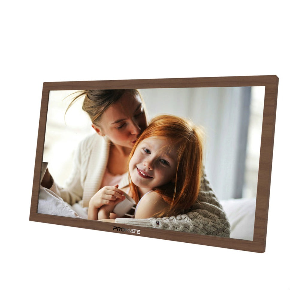 Promate 15.6" Vibrant Full HD Smart Multimedia Wi-Fi Digital Photo Frame - Black