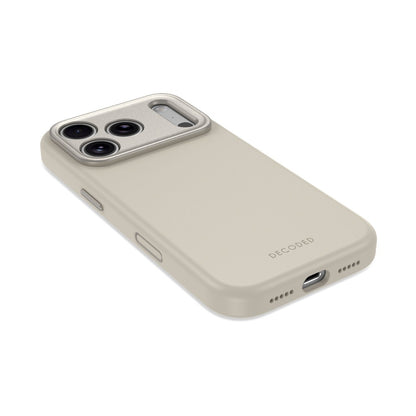 Decoded AntiMicrobial Silicone Case - Pebble Grey - iPhone 18 Pro/18 Pro Max