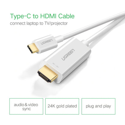 UGREEN 30841 1.5 Meter Type C to HDMI Cable Male to Male ABS Casing