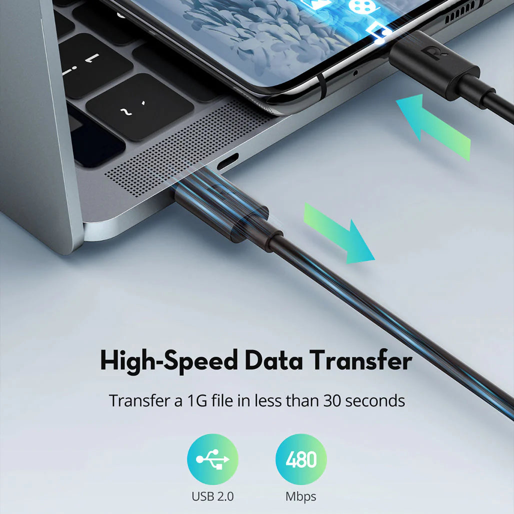 RAVPower RP-CB1022 USB-C to USB-C Charging Cable 60W - 2M