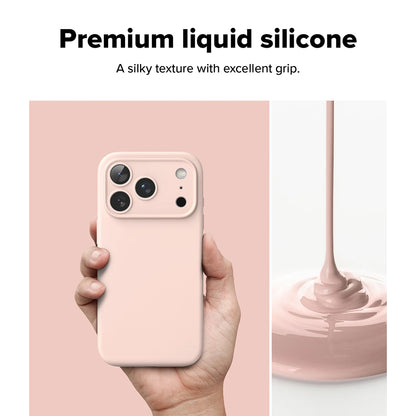 Ringke Silicone Magnetic Case - iPhone 17 Pro / iPhone 17 Pro Max - Pink Sand