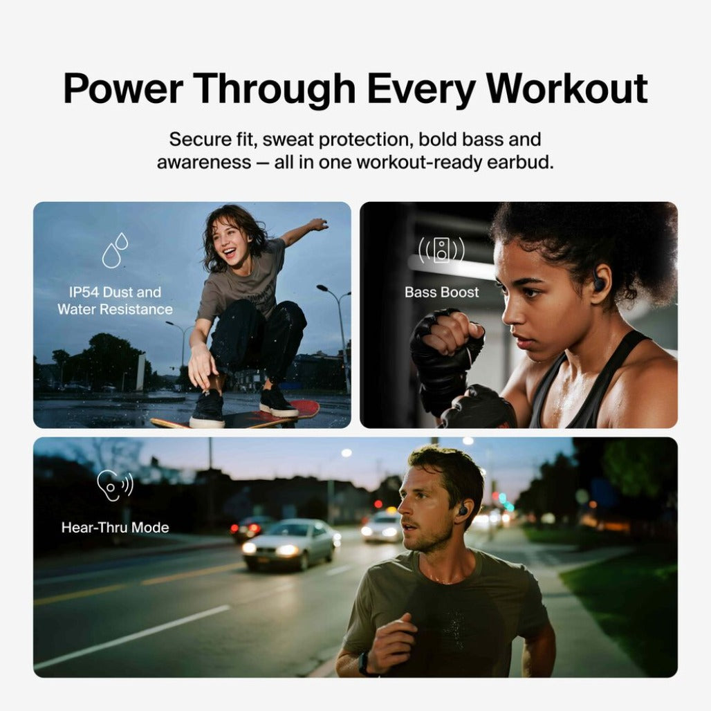 Belkin SoundForm ActiveFit - True Wireless Earbuds