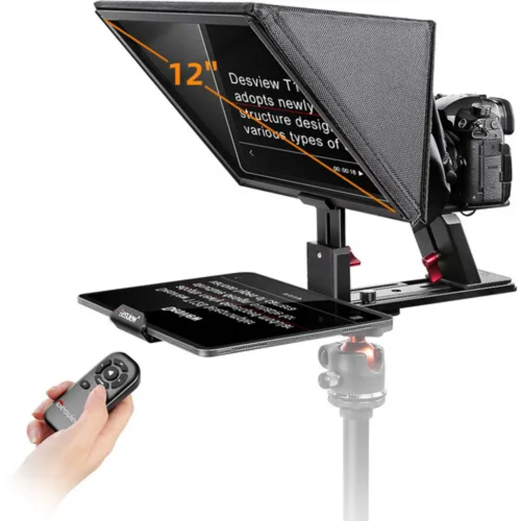 Desview 12.9" Teleprompter with Bluetooth Remote