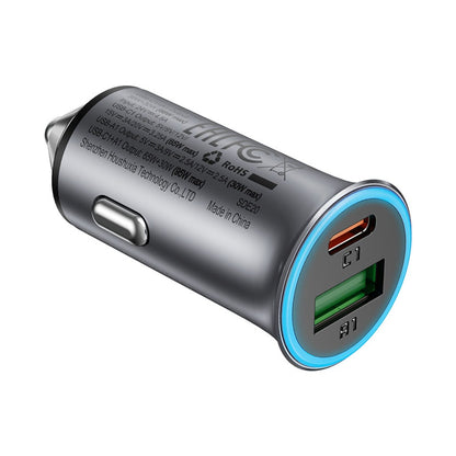 Acefast Fast Charge Car Charger B16 95W (1xUSB-C + 1xUSB-A)