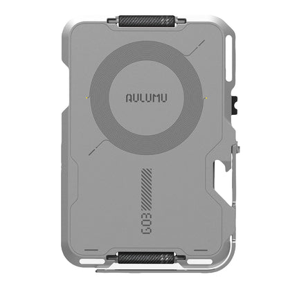 Aulumu G03 Multi-Tool Magnetic Metal Wallet | Genuine Leather Cover | Magnetic