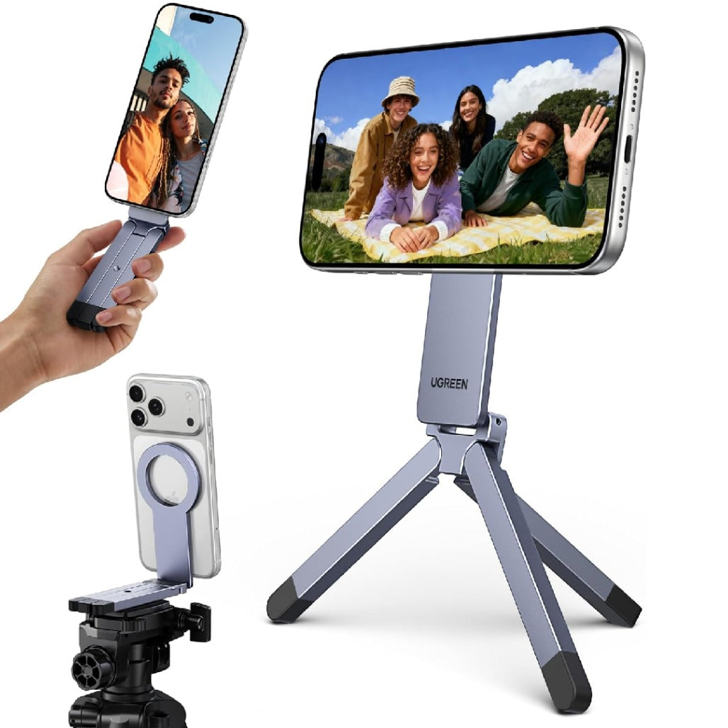 UGREEN MagSafe Tripod 360° Rotating Adjustable Magnetic Phone Stand - 75509