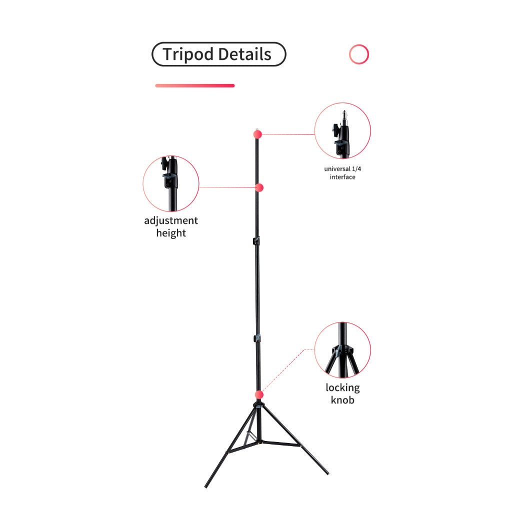 Jmary FM-21R 21" Ring Light - 160 Pieces