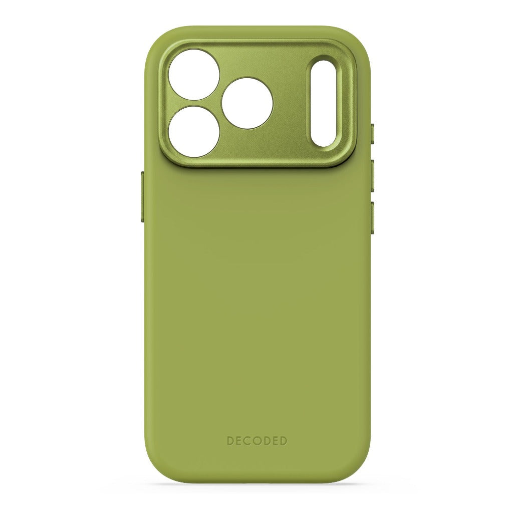 Decoded AntiMicrobial Silicone Case - Moss Green - iPhone 18 Pro/18 Pro Max