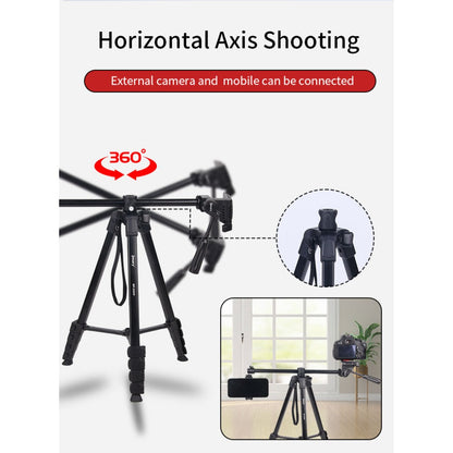 Jmary KP-2209 1.7M Horizontal Axis Tripod for Camera & Mobile - 20 Pieces