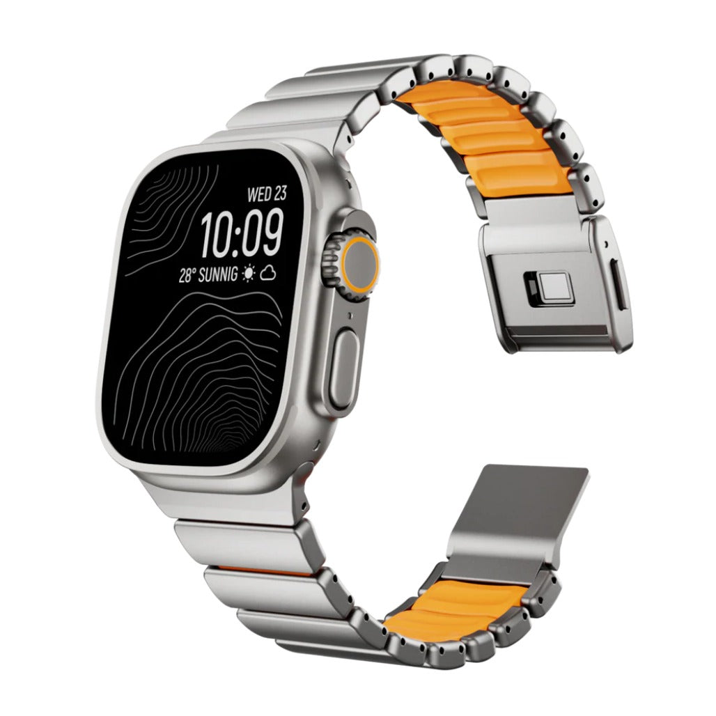 REDEFINE Magnetic Stainless Steel Silicone Rugged Band - 44/45/46/49 mm