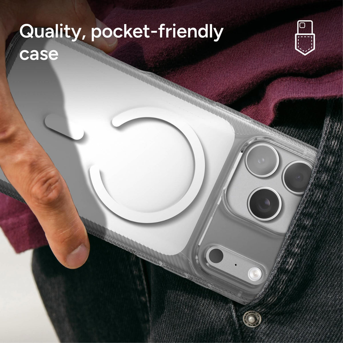 Zagg Luxe Snap For iPhone 18 Pro/18 Pro Max and iPhone 17 Pro/17 Pro Max - Clear