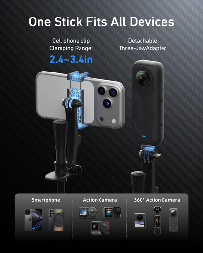Telesin TrekShot Selfie Stick