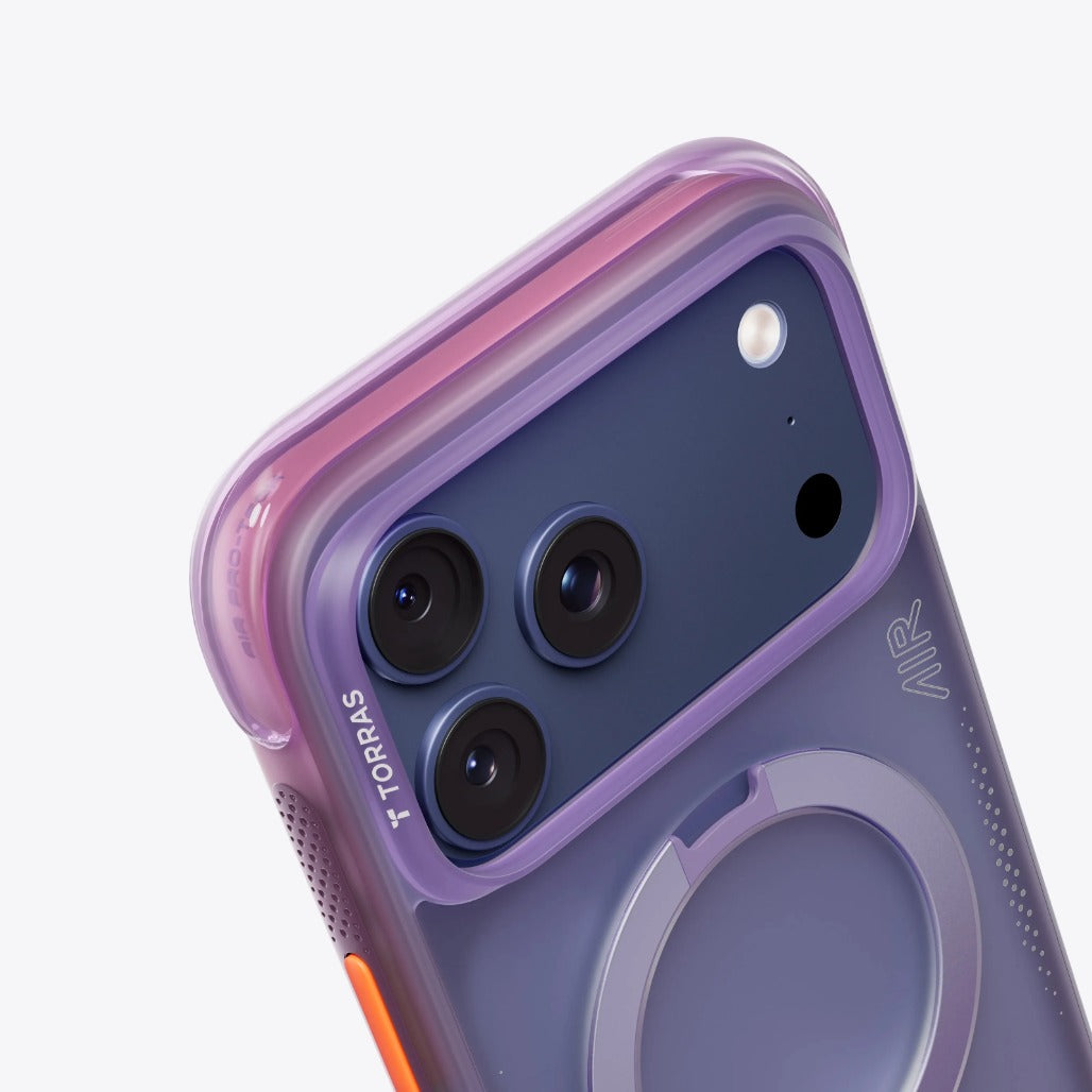 Torras Ostand Spin Q3 Air for iPhone 17 Pro Max Aurora Purple