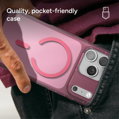 Zagg Luxe Snap For iPhone 18 Pro/18 Pro Max and iPhone 17 Pro/17 Pro Max - Thrift Pink Tinted