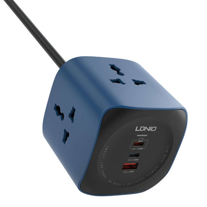 LDNIO 6 in 1 Power Socket Adapter Desktop Charger SC3319