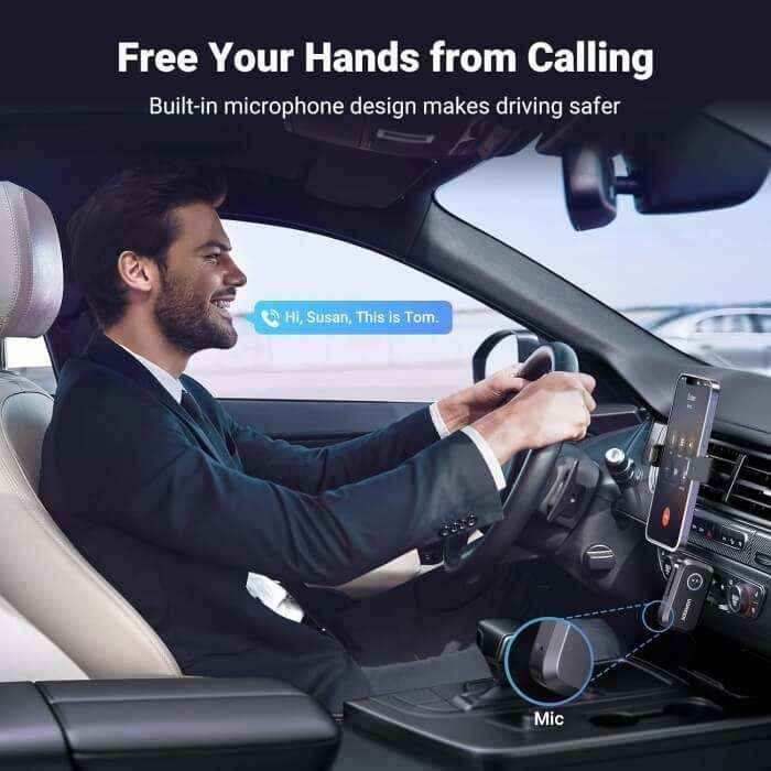 UGreen CM596 Car Bluetooth Audio Receiver - Pixel Zones