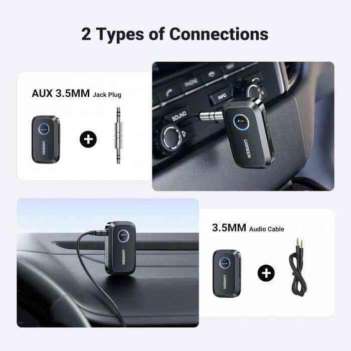 UGreen CM596 Car Bluetooth Audio Receiver - Pixel Zones