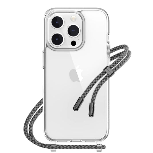 SwitchEasy Play Lanyard Shockproof Clear Case for iPhone 15 Pro/ Pro Max